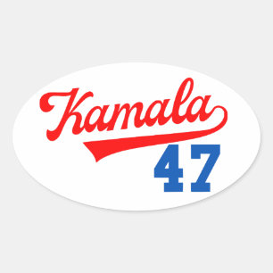Kamala Harris 47 th - President 47 th Oval Sticker