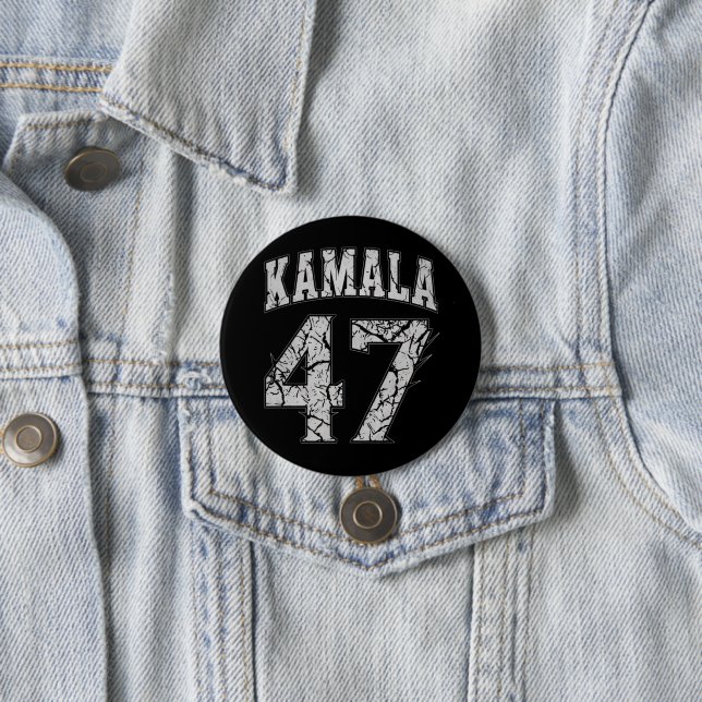 Kamala Harris 47 th President USA America 2024 7.5 Cm Round Badge (In Situ)