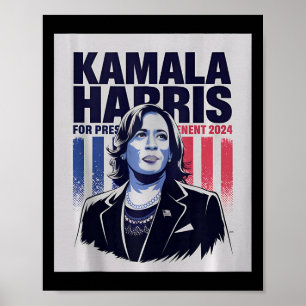 Kamala Harris 47 Th President Usa America 2024 Ele Poster