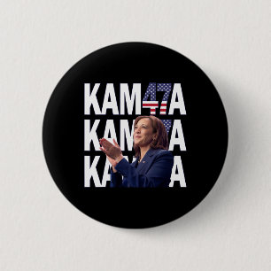 Kamala Harris 47th President Of Usa 6 Cm Round Badge