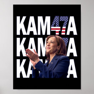 Kamala Harris 47th President Of Usa Poster