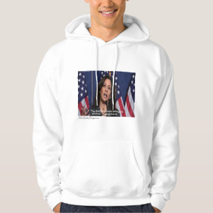 Kamala Harris & American Dream Quote Hoodie