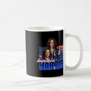 Kamala Harris American Flag Bootleg Reboot  Coffee Mug