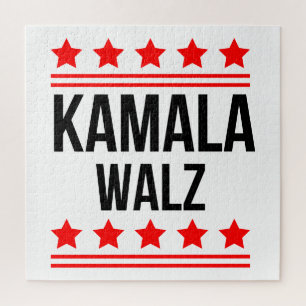 Kamala Harris And Tim Walz 2024 Jigsaw Puzzle