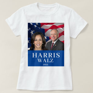 Kamala Harris And Tim Walz 2024 T-Shirt