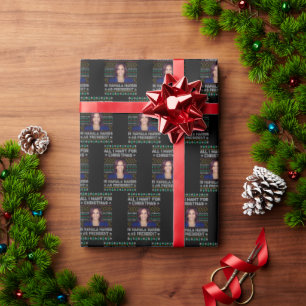 Kamala Harris As President Harris Christmas Wrapping Paper