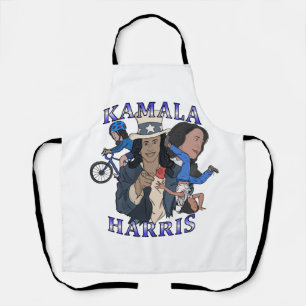 Kamala Harris Bootleg Rap Style Election Apron