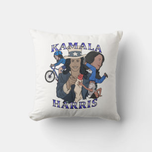 Kamala Harris Bootleg Rap Style Election Cushion