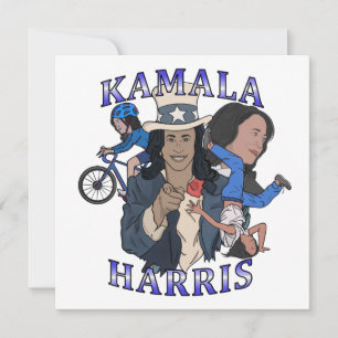 Kamala Harris Bootleg Rap Style Election Invitation