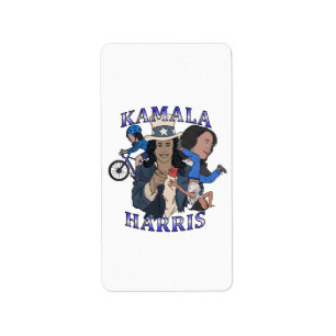 Kamala Harris Bootleg Rap Style Election Label