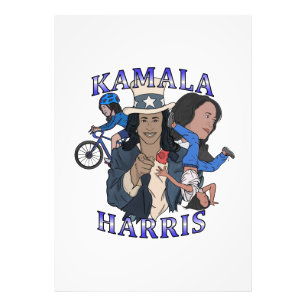Kamala Harris Bootleg Rap Style Election Photo Print