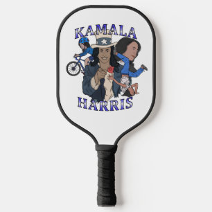 Kamala Harris Bootleg Rap Style Election Pickleball Paddle