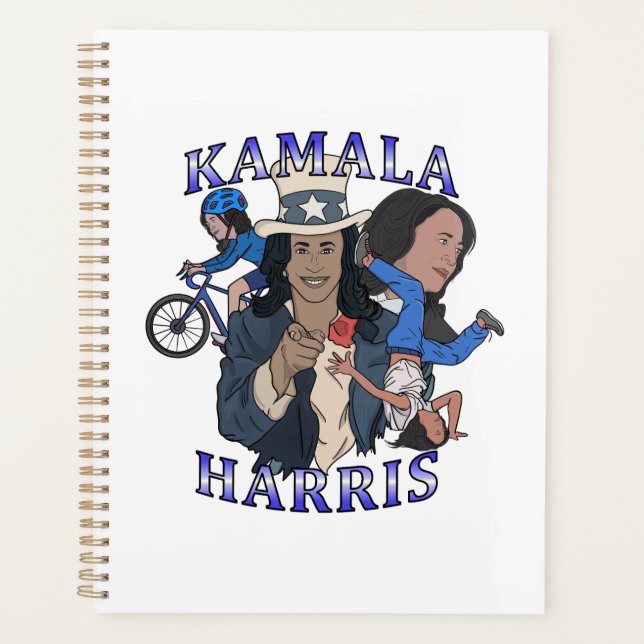 Kamala Harris Bootleg Rap Style Election Planner (Front)