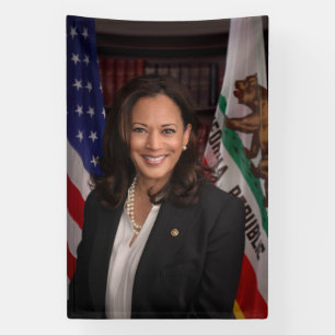 Kamala Harris Candidate for President US 2024 Banner