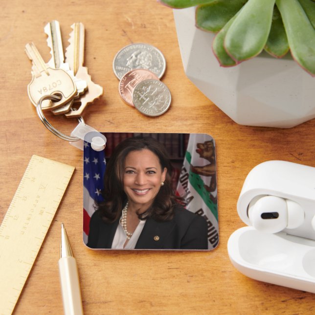 Kamala Harris Candidate for President US 2024 Key Ring (Desk)
