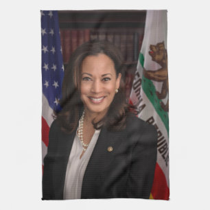 Kamala Harris Candidate for President US 2024 Tea Towel