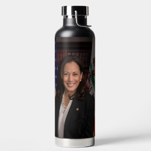 Kamala Harris Candidate for President US 2024 Water Bottle