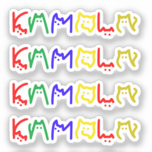 Kamala Harris - Cat Lettering