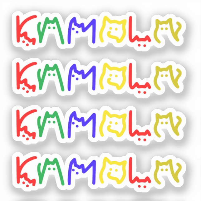 Kamala Harris - Cat Lettering (Front)