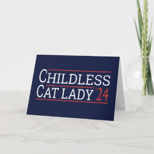 Kamala Harris - Childless Cat Lady 2024 I Card