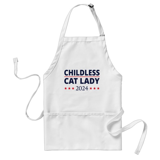 Kamala Harris - Childless Cat Lady 2024 III Standard Apron (Front)