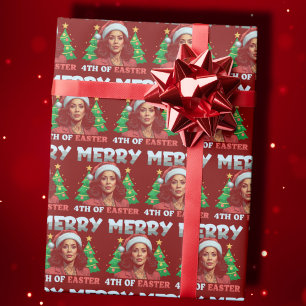 Kamala Harris Christmas Wrapping Paper