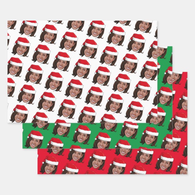 Kamala Harris Christmas Wrapping Paper Sheet (Set)