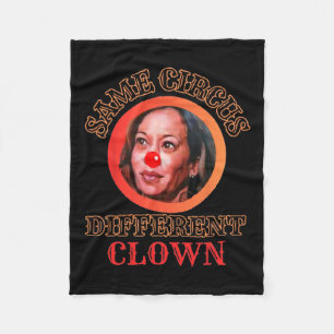 Kamala Harris Clown Kamala Harris Wheimer 2024 Pre Fleece Blanket