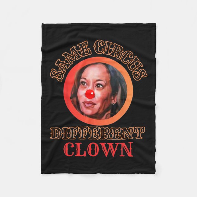 Kamala Harris Clown Kamala Harris Wheimer 2024 Pre Fleece Blanket (Front)