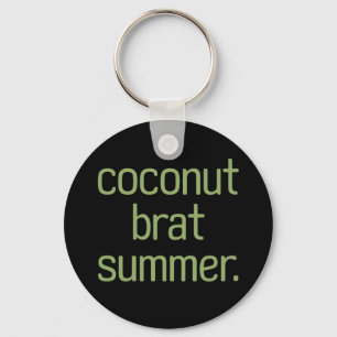 Kamala Harris Coconut Brat Summer 2024 Key Ring