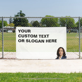 Kamala Harris Customised Banner