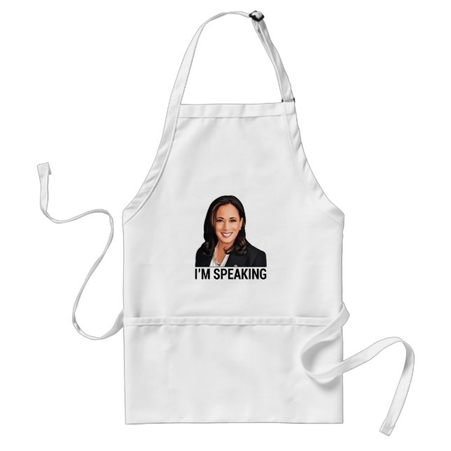Kamala Harris Debate I’m Speaking Standard Apron (Front)