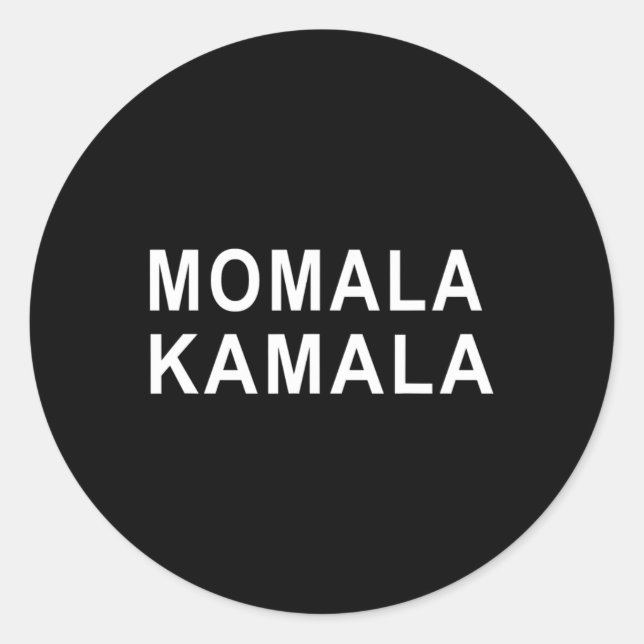 Kamala Harris Democrat Vice President  Classic Round Sticker (Front)