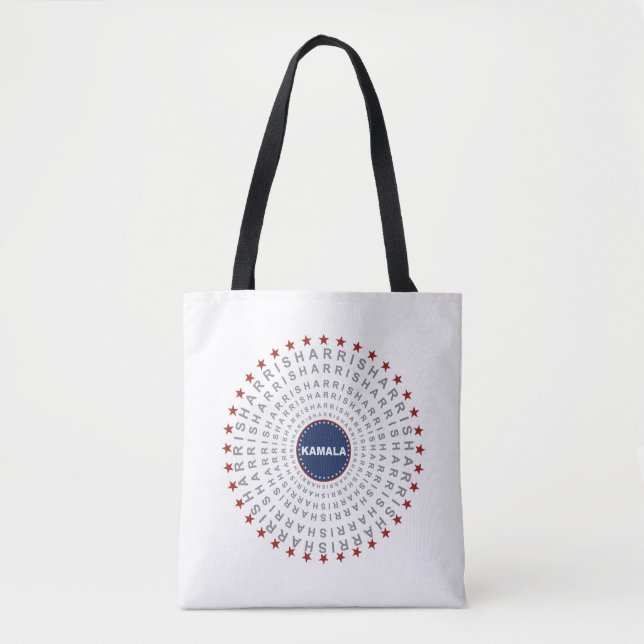 KAMALA HARRIS Echoes of Change Tote Bag (Front)