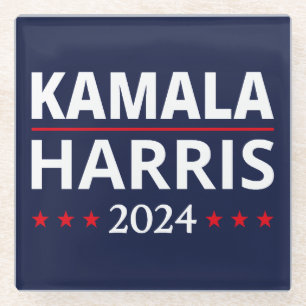 Kamala Harris Election 2024 III Glass Coaster