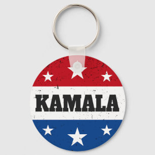 Kamala Harris Election 2024 V Key Ring