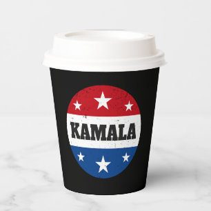 Kamala Harris Election 2024 V Paper Cups