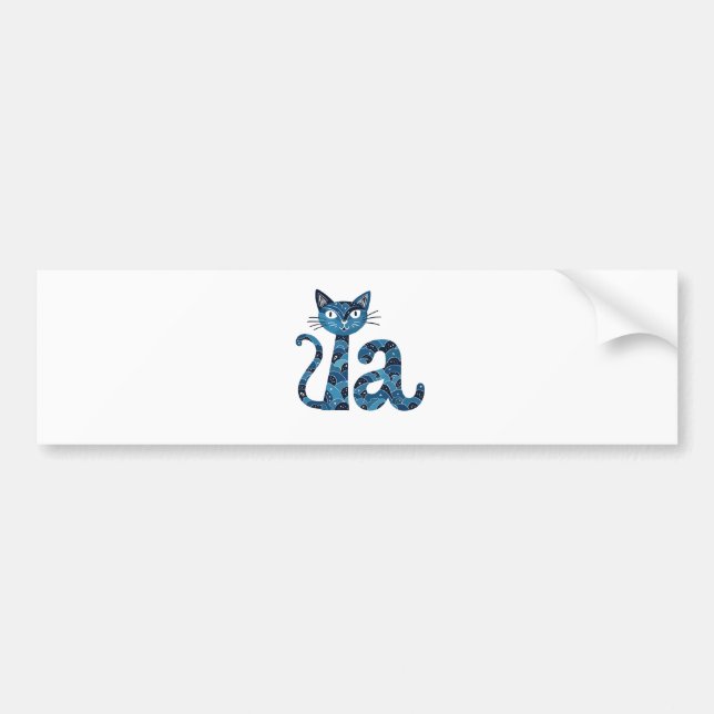 Kamala Harris election childless cat lady Bumper Sticker (Front)