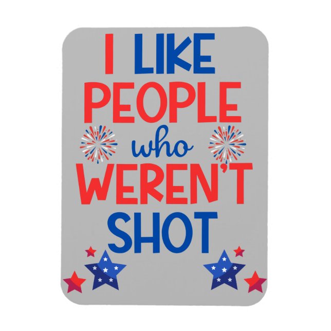 Kamala Harris Election Funny Anti-Trump Red & Blue Magnet (Vertical)