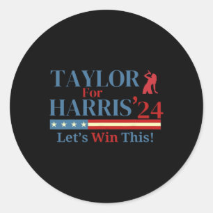 Kamala Harris First Female President 2024 Classic Round Sticker
