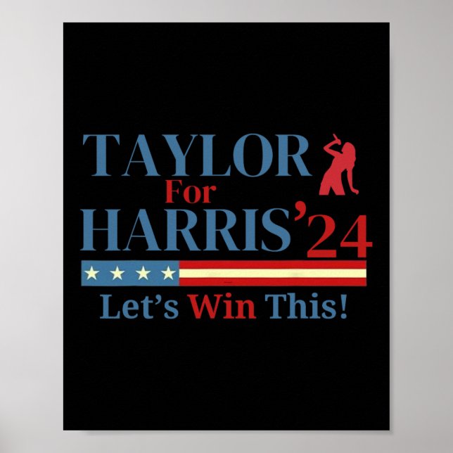 Kamala Harris First Female President 2024  Poster (Front)
