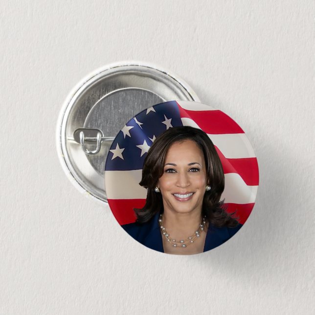 Kamala Harris for America 3 Cm Round Badge (Front & Back)