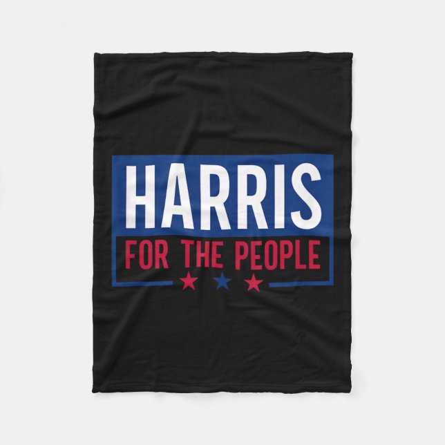 Kamala Harris For People Madam President 2024 Elec Fleece Blanket (Front)