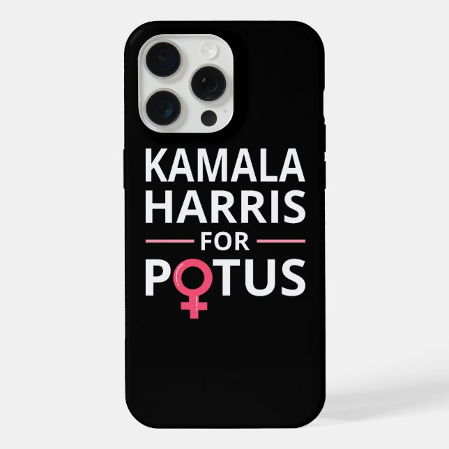 Kamala Harris For POTUS I iPhone Case (Back)