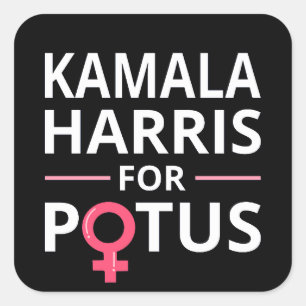 Kamala Harris For POTUS I Square Sticker