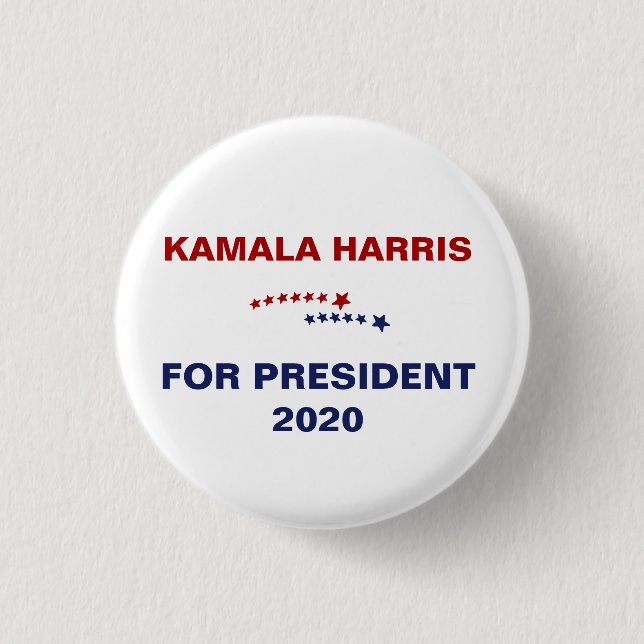Kamala Harris for president 2020 3 Cm Round Badge (Front)