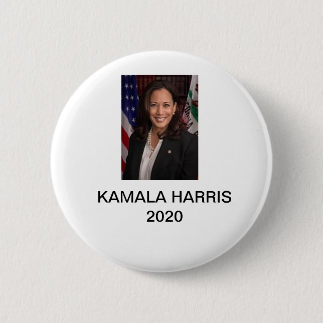 Kamala HArris for President 2020 Button (Front)