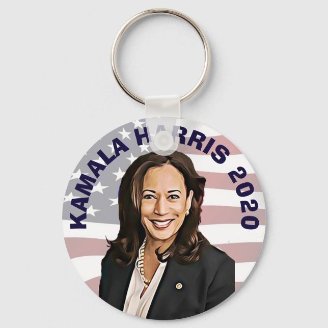 Kamala Harris for President 2020 Election Key Ring (Front)