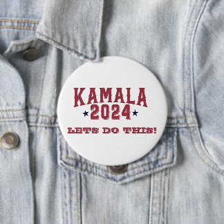 Kamala Harris for president 2024  10 Cm Round Badge