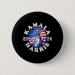 Kamala Harris For President 2024 1 6 Cm Round Badge